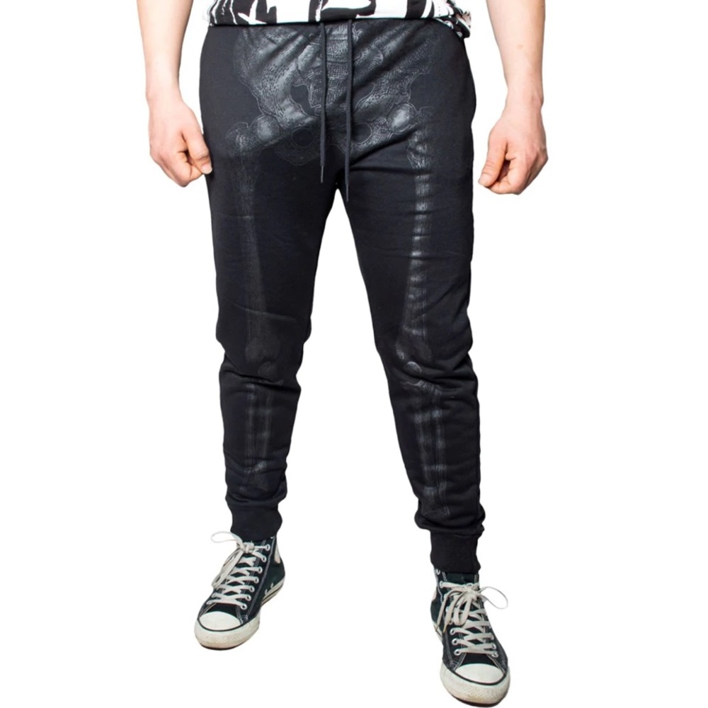 Skeleton Black Bone Mens Jogger Pants S,M,L,XL,XXL,XXXL NWT